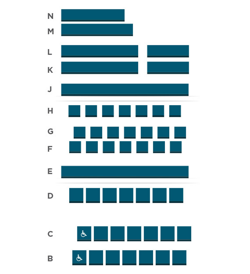 Garner Galleria Theatre Seating Chart